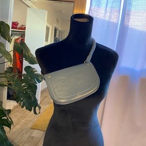 Blue Anthropologie purse